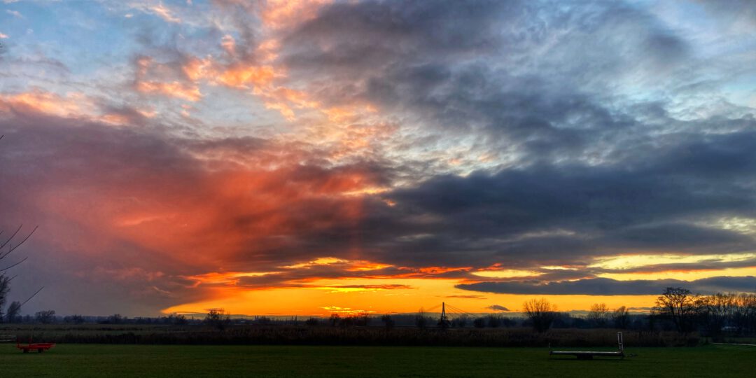 Sonnenuntergang Abendrot Lichtstreuung Physik Wetter Naturphänomene